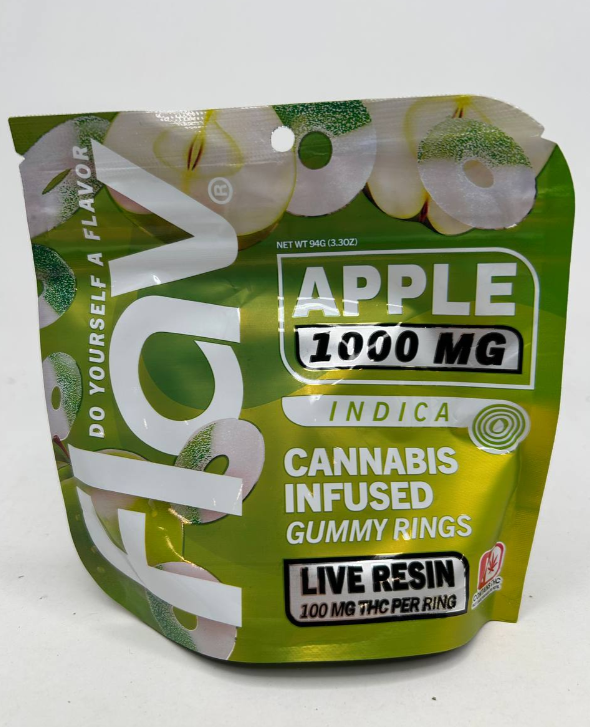 FLAV GUMMY RINGZ 1000 MG