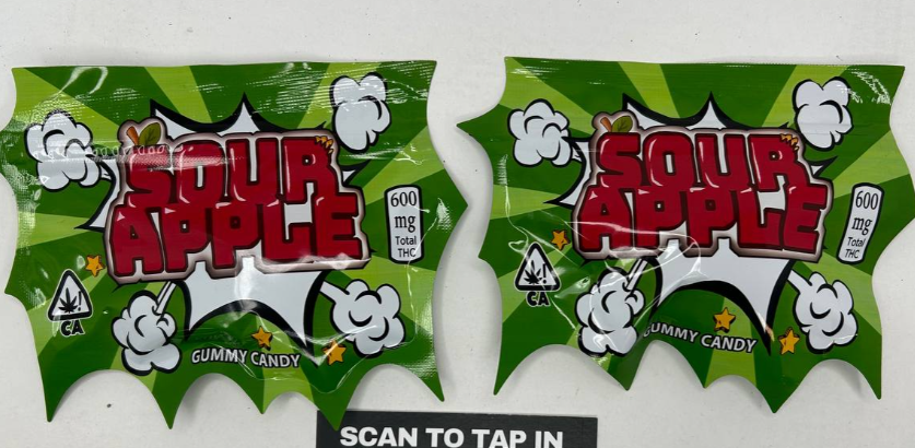 SOUR APPLE GUMMY CANDY