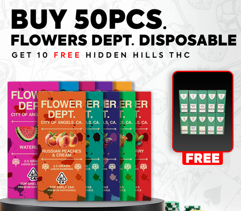 FLOWER DEPT DISPOSABLE BUNDLE
