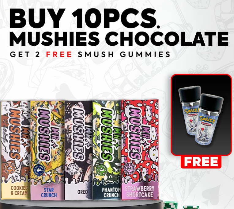 MR.MUSHIES CHOCOLATE MUSHROOMS BUNDLE