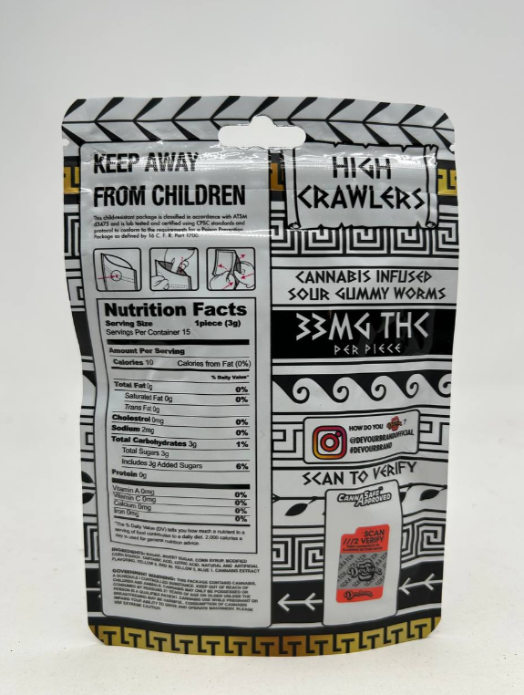 DEVOUR HIGH CRAWRLERS 500MG