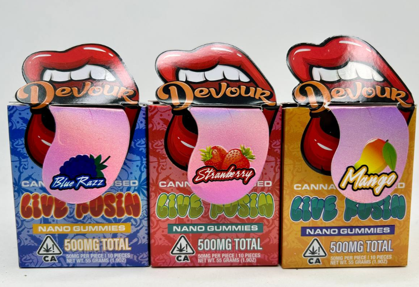 DEVOUR LIVE ROSIN GUMMIES 500 MG