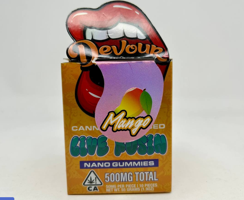 DEVOUR LIVE ROSIN GUMMIES 500 MG