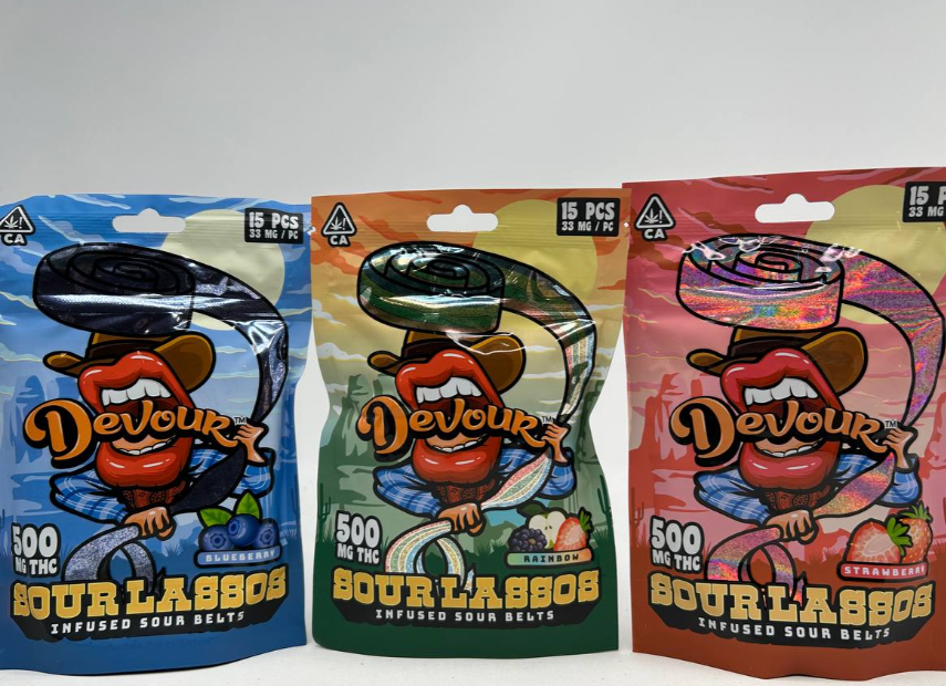 DEVOUR SOUR LASSOS 500 MG