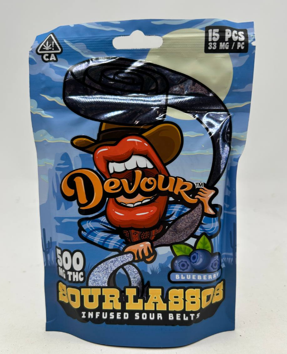 DEVOUR SOUR LASSOS 500 MG