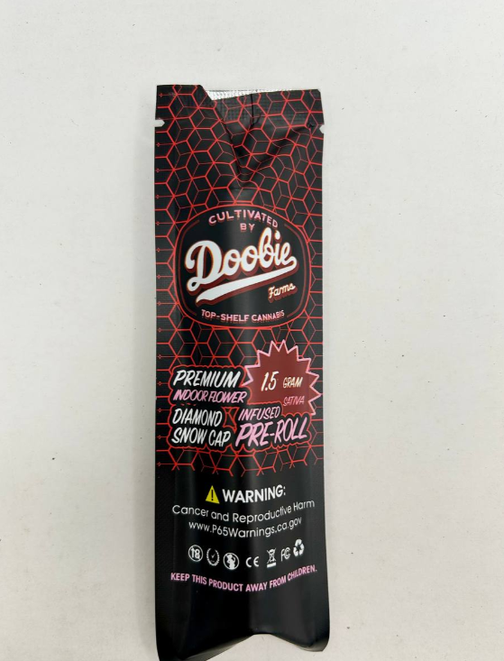 DOOBIES 1.5 G INFUSED DIAMOND PREROLLS