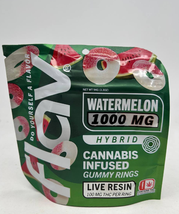 FLAV GUMMY RINGZ 1000 MG