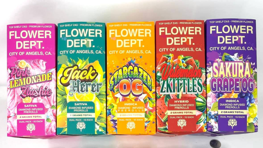 FLOWER DEPT INFUSED PREROLLS 2 PACK