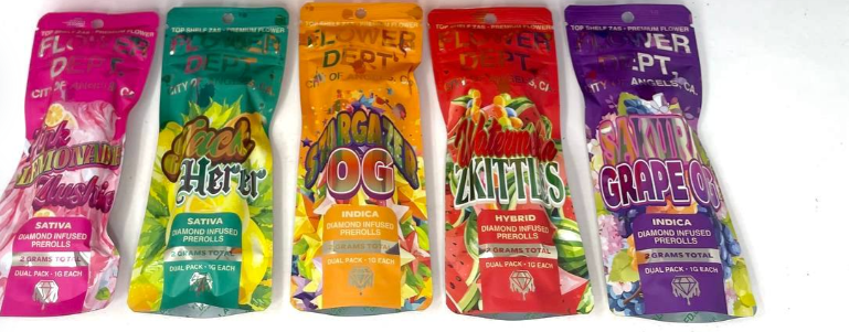 FLOWER DEPT INFUSED PREROLLS 2 PACK
