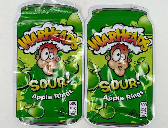 WARHEADS APPLE RINGS